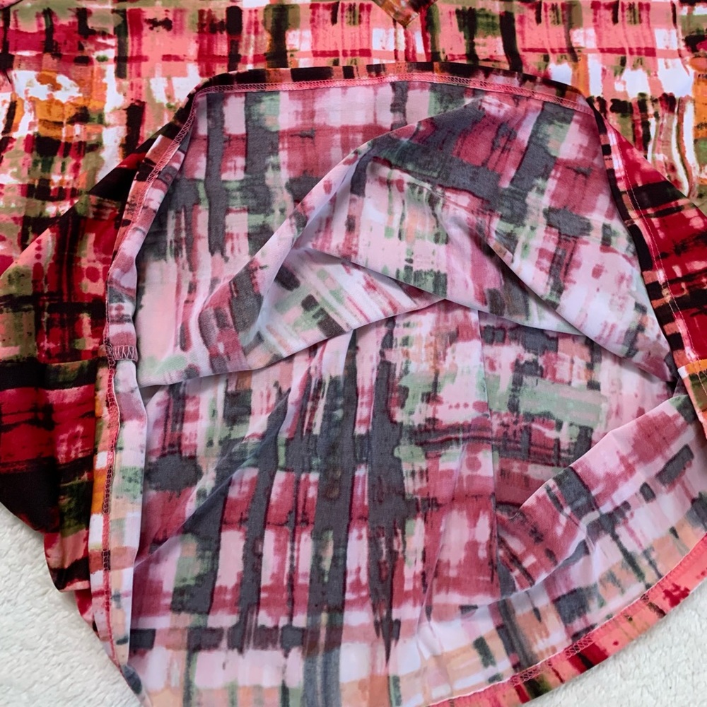 Peck & Peck Multicolored V- Neck Top Size Large - image 8